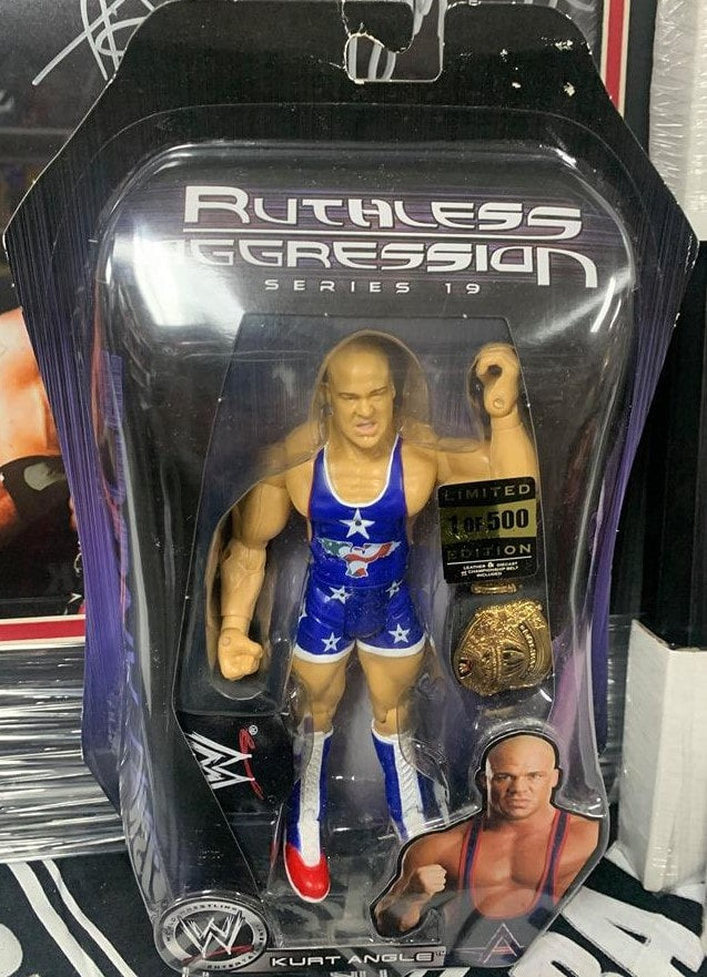 WWE Jakks Pacific Ruthless Aggression 19 Kurt Angle [Chase] Action & Toy Figures PWcatalog