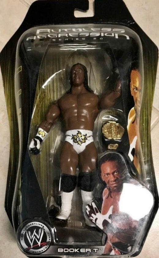 WWE Jakks Pacific Ruthless Aggression 20 Booker T Action & Toy Figures PWcatalog