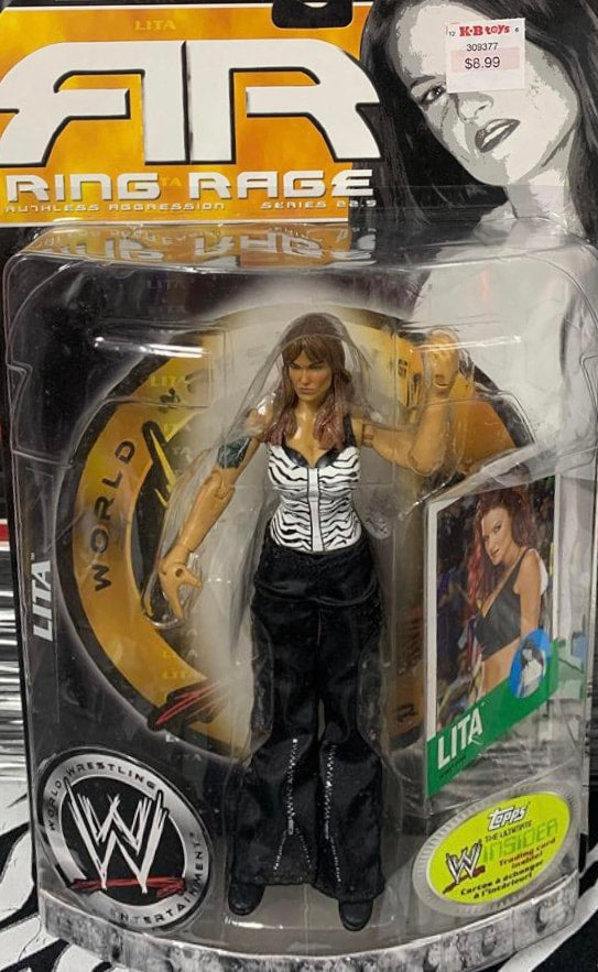 WWE Jakks Pacific Ruthless Aggression 22.5 Lita [With Card]