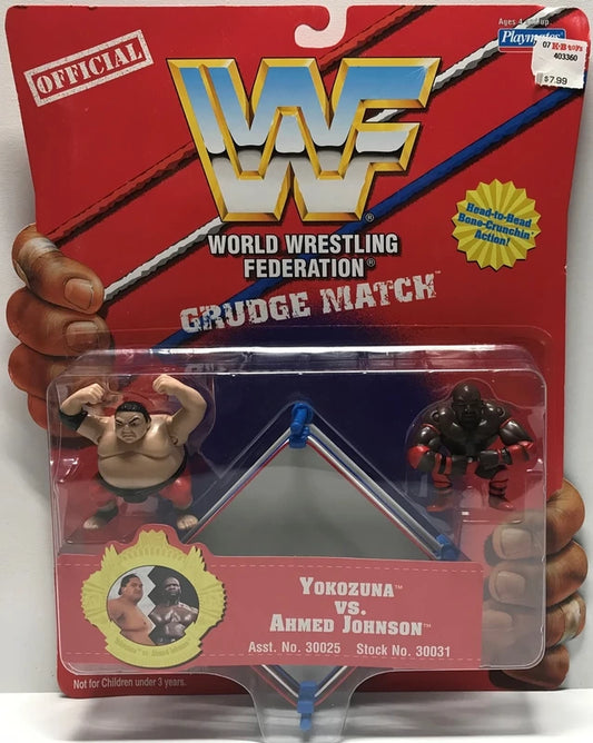WWF Playmates Toys Grudge Match Yokozuna vs. Ahmed Johnson