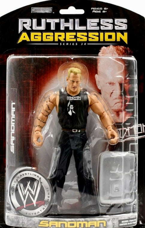WWE Jakks Pacific Ruthless Aggression 30 Sandman Action & Toy Figures PWcatalog