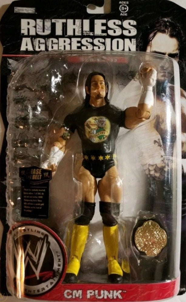 WWE Jakks Pacific Ruthless Aggression 33 CM Punk