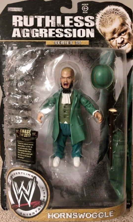 WWE Jakks Pacific Ruthless Aggression 35 Hornswoggle Action & Toy Figures PWcatalog