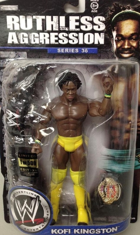 WWE Jakks Pacific Ruthless Aggression 36 Kofi Kingston [Chase]