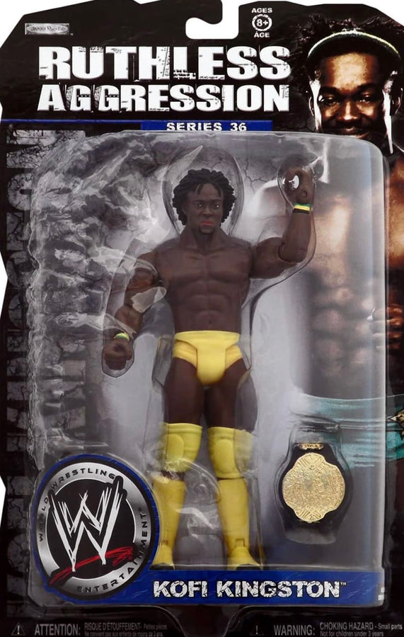 WWE Jakks Pacific Ruthless Aggression 36 Kofi Kingston Action & Toy Figures PWcatalog