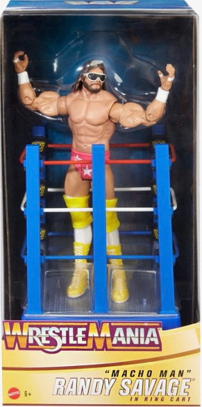 WWE Mattel WrestleMania 37 "Macho Man" Randy Savage [In Ring Cart] Action & Toy Figures PWcatalog
