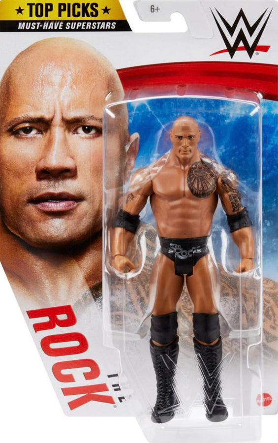 WWE Mattel Top Picks 2021 The Rock [Without Shirt] Action & Toy Figures PWcatalog