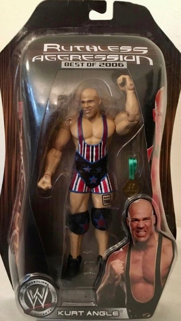 WWE Jakks Pacific Ruthless Aggression Best of 2006 Kurt Angle