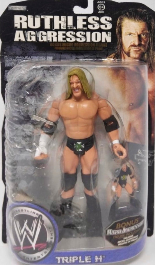 WWE Jakks Pacific Ruthless Aggression With Micro Aggression Series 1 Triple H