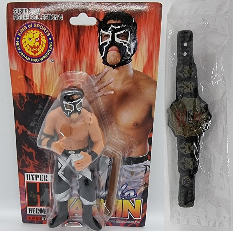 NJPW CharaPro Super Star Figure Collection 14 Kendo Kashin [With IWGP Jr. Heavyweight Belt] Action & Toy Figures PWcatalog