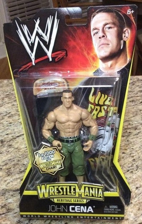 WWE Mattel WrestleMania Heritage 2 John Cena [Chase] Action & Toy Figures PWcatalog