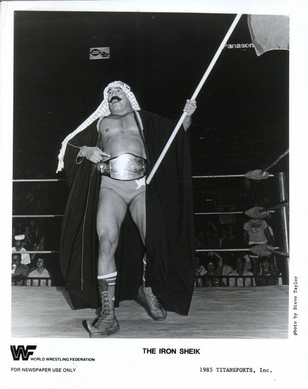 1985 WWF TAG TEAM CHAMPION Iron Sheik PWcatalog