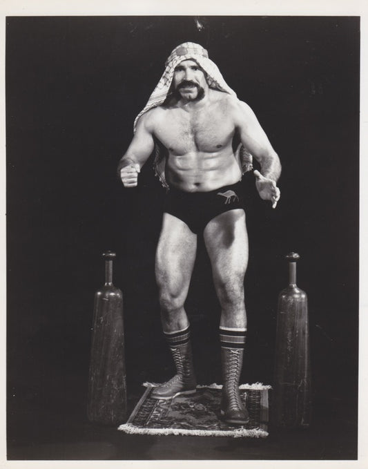 1980s NWA Iron Sheik Promo Photo