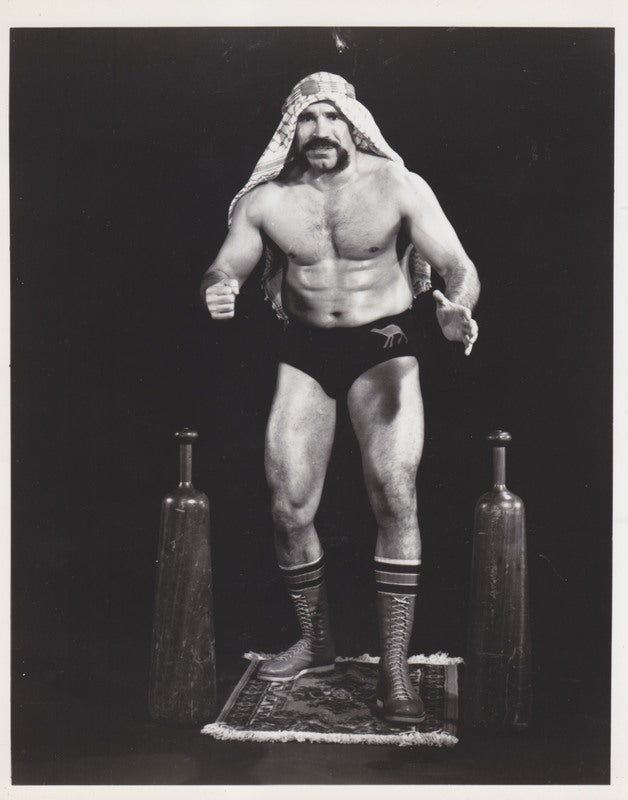 1980s NWA Iron Sheik Promo Photo