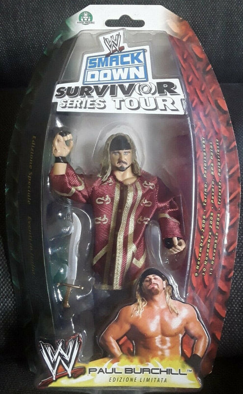 WWE Jakks Pacific Smackdown Survivor Series Tour Paul Burchill [Exclusive] Action & Toy Figures PWcatalog