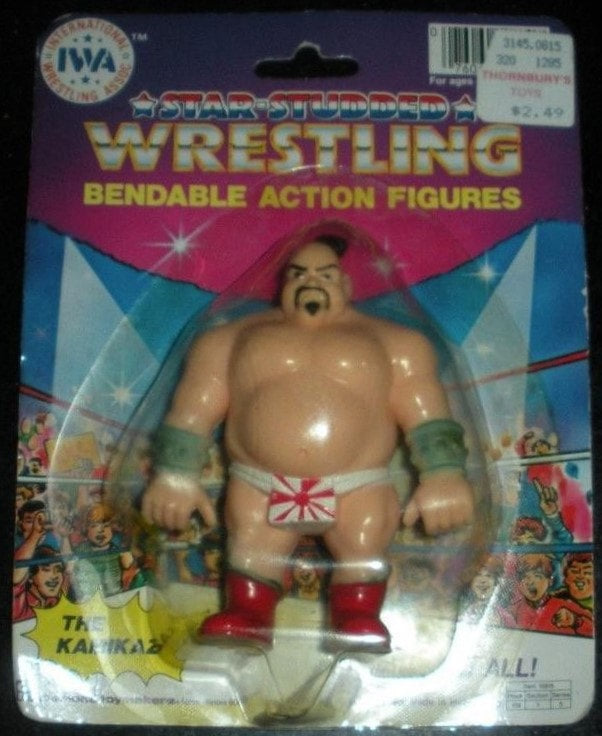 IWA Star-Studded Wrestling Bendable Action Figures Singles The Kamikaze