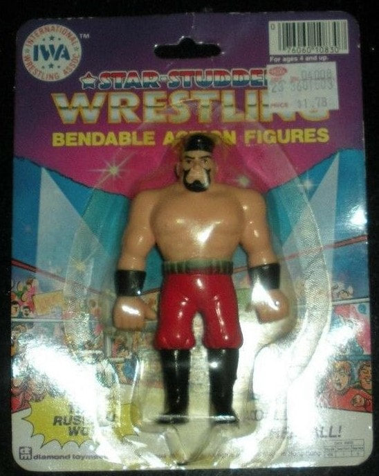 IWA Star-Studded Wrestling Bendable Action Figures Singles The Russian Wolf