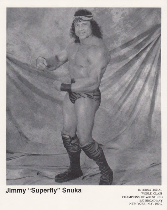 1991 IWCCW Jimmy "Superfly" Snuka Promo Photo