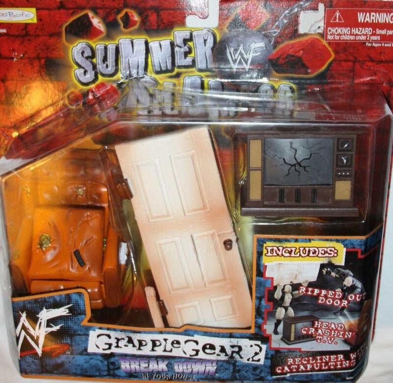 1998 WWF Jakks Pacific Grapple Gear Series 2: Break Down In Your House Action & Toy Figures PWcatalog