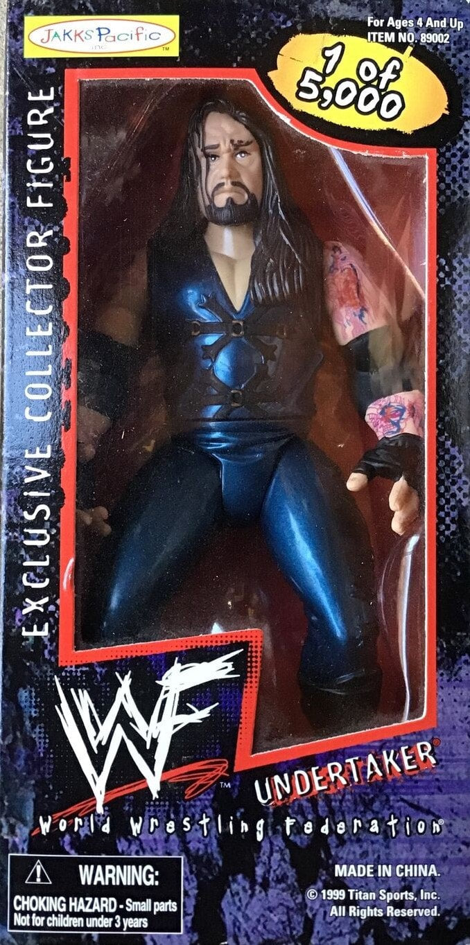 1999 WWF Jakks Pacific Undertaker White's Guide Magazine Mailaway