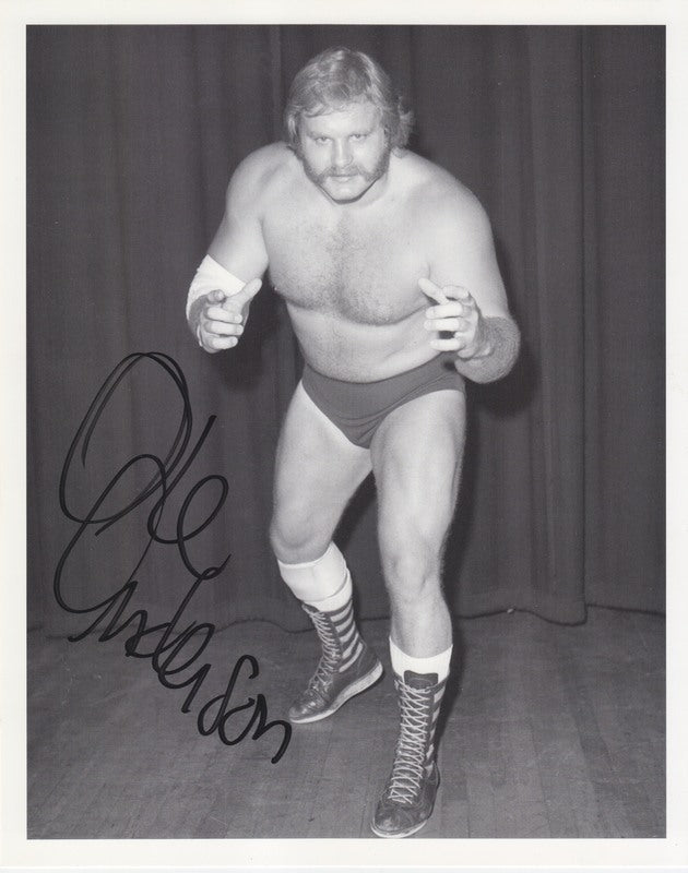 2004 Mid-Atlantic Reunion Ole Anderson (signed) Promo Photo PWcatalog