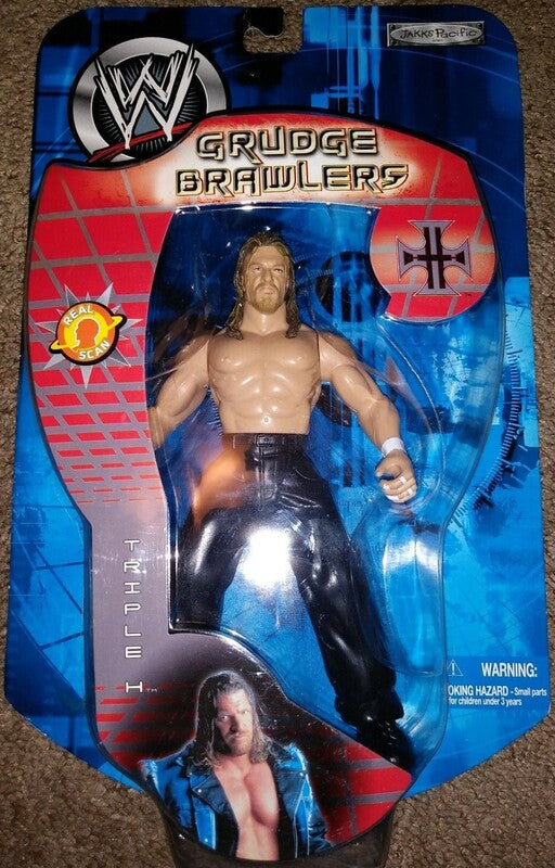 2002 WWE Jakks Pacific Grudge Brawlers Triple H [Exclusive] Action & Toy Figures PWcatalog