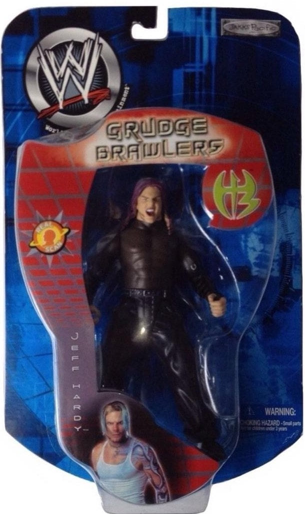 2002 WWE Jakks Pacific Grudge Brawlers Jeff Hardy [Exclusive]