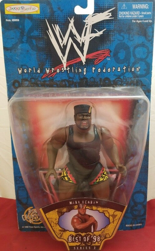 1998 WWF Jakks Pacific Best of 1998 Series 2 Mark Henry [Exclusive] Action & Toy Figures PWcatalog