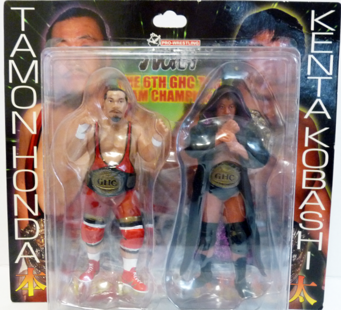 Pro-Wrestling NOAH Mogura House Multipack: Tamon Honda [With Red Boots] & Kenta Kobashi Action & Toy Figures PWcatalog