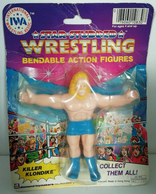 IWA Star-Studded Wrestling Bendable Action Figures Singles Killer Klondike