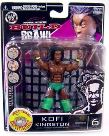 WWE Jakks Pacific Deluxe Build 'N' Brawl 6 Kofi Kingston