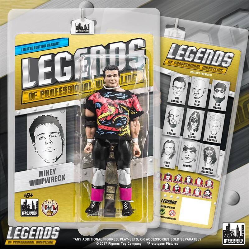 FTC Legends of Professional Wrestling [Modern] Mikey Whipwreck [Variant Edition] Action & Toy Figures PWcatalog