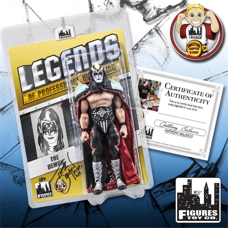 FTC Legends of Professional Wrestling [Modern] The Demon [Autographed Edition] Action & Toy Figures PWcatalog