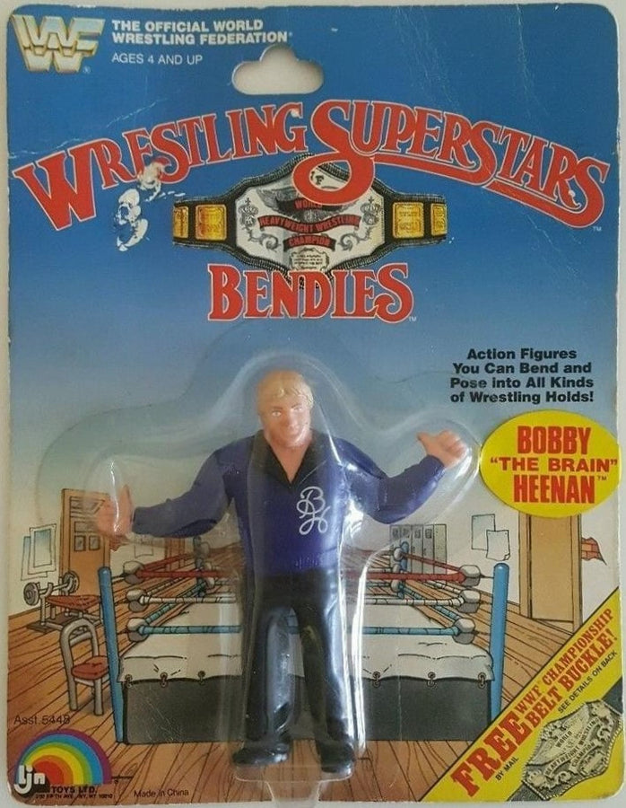 WWF LJN Wrestling Superstars Bendies Bobby "The Brain" Heenan Action & Toy Figures PWcatalog