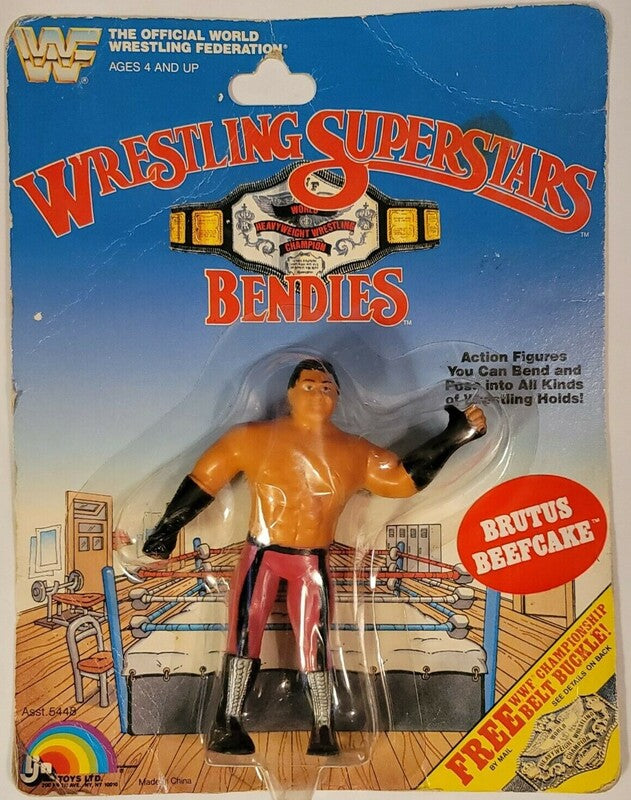 WWF LJN Wrestling Superstars Bendies Brutus Beefcake Action & Toy Figures PWcatalog