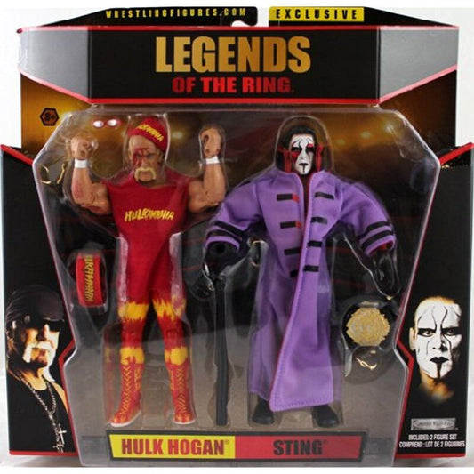 TNA/Impact Wrestling Jakks Pacific Legends of the Ring Hulk Hogan & Sting [Exclusive]