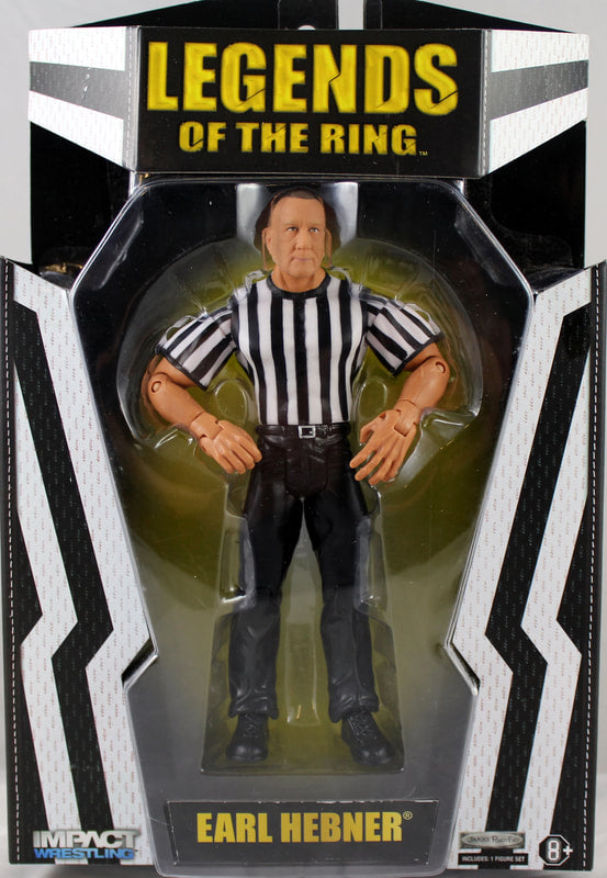 TNA/Impact Wrestling Jakks Pacific Legends of the Ring Earl Hebner [Exclusive] Action & Toy Figures PWcatalog