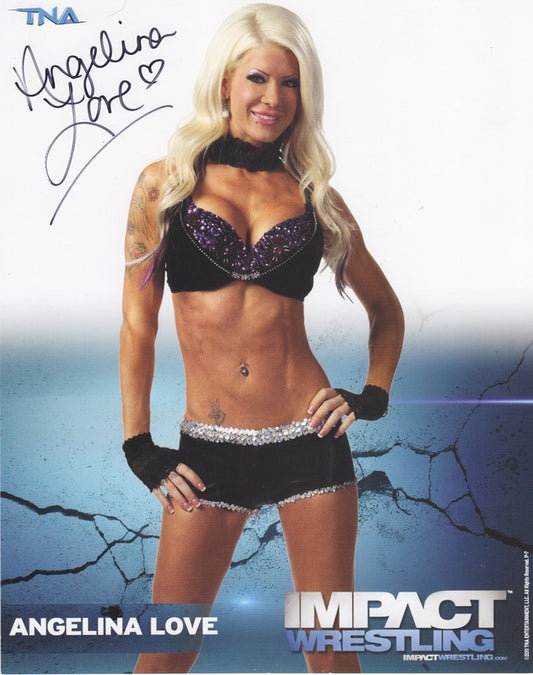 2011 TNA Angelina Love P-7b (signed) 