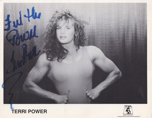 1990s LPWA Terri Power (Signed) Vintage Promo Photo