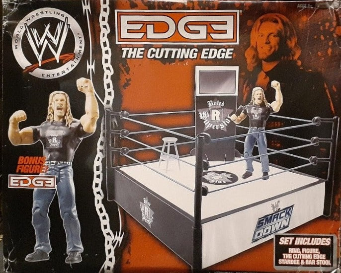 WWE Jakks Pacific The Cutting Edge Ring [Smackdown Edition, With Edge] Action & Toy Figures PWcatalog