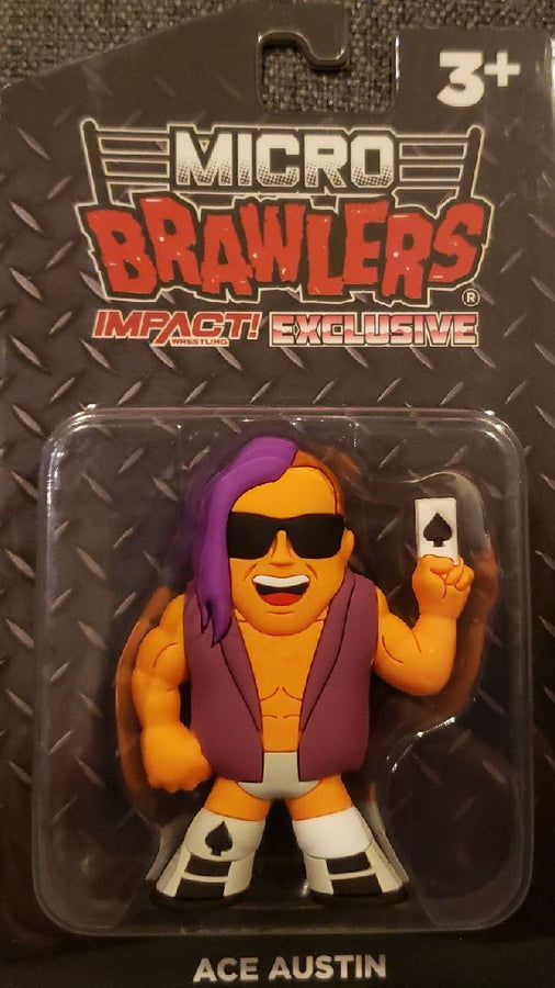 TNA/Impact Wrestling Pro Wrestling Tees Impact! Wrestling Exclusive Micro Brawlers 2 Ace Austin Action & Toy Figures PWcatalog