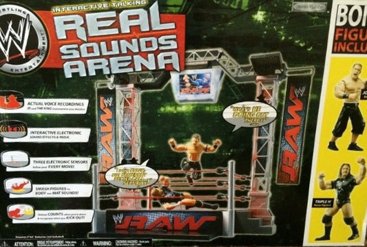 WWE Jakks Pacific Real Sounds Arena [With John Cena & Triple H]