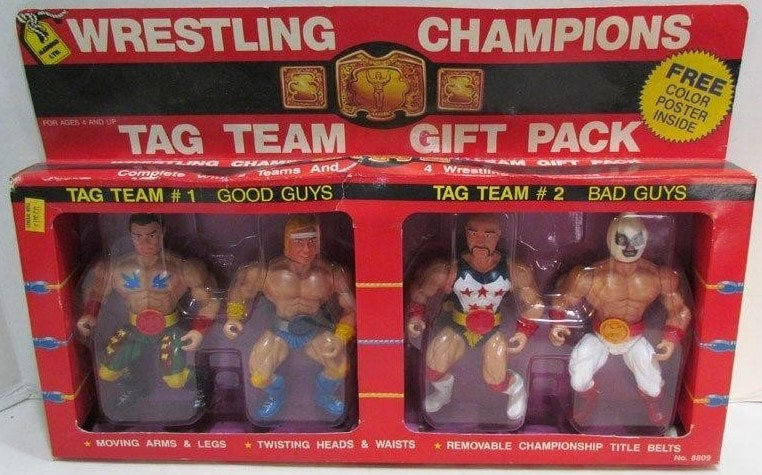 Madison Ltd. Wrestling Champions Multipack: Mr. Tattoo & Indian Joe vs. Killer Bandit & Ivan the Snake Man Action & Toy Figures PWcatalog