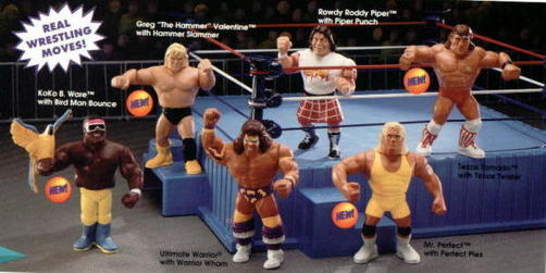 WWF Hasbro Unreleased/Prototype Ultimate Warrior & Texas Tornado [Unreleased] Action & Toy Figures PWcatalog