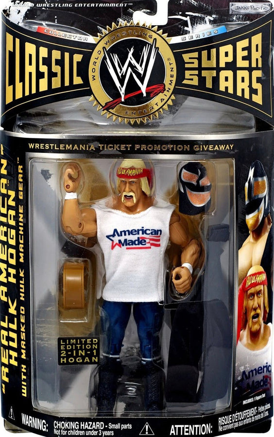 WWE Jakks Pacific Classic Superstars "Real American" Hulk Hogan with Masked Hulk Machine Gear [Exclusive] Action & Toy Figures PWcatalog