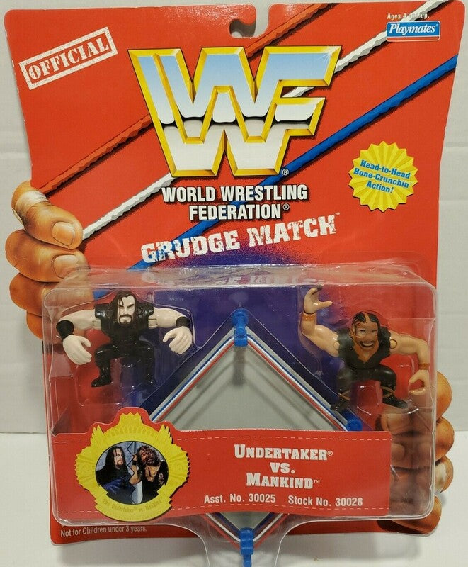 WWF Playmates Toys Grudge Match Undertaker vs. Mankind