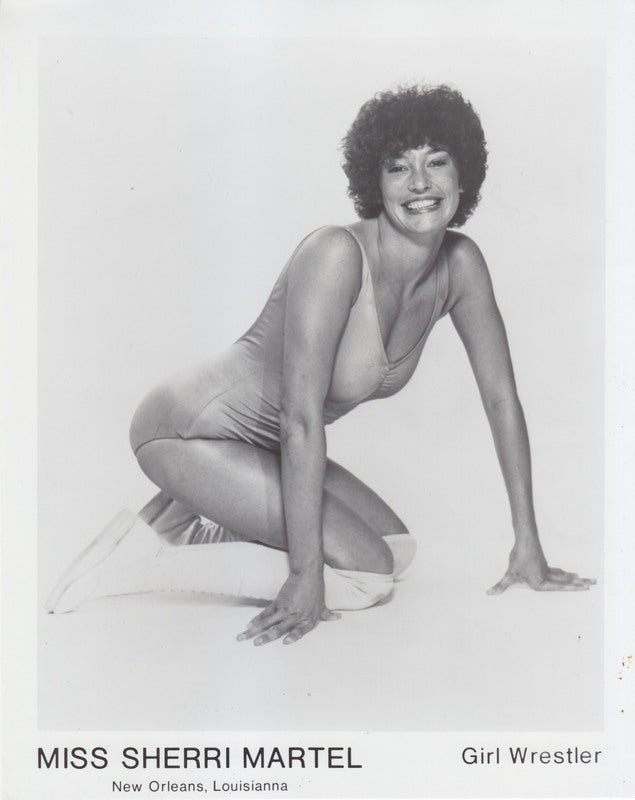 1980s Mid-South Miss Sherri Martel Vintage Promo Photo