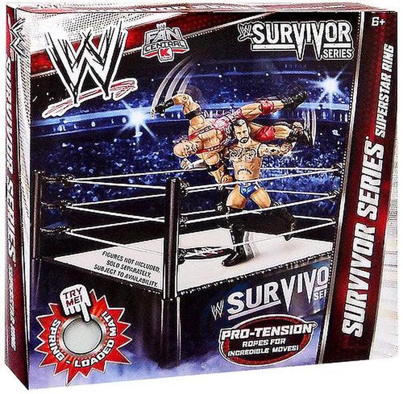 WWE Mattel Survivor Series Superstar Ring [Exclusive] Action & Toy Figures PWcatalog