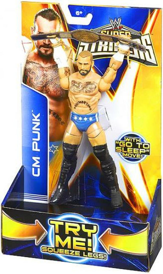 WWE Mattel Super Strikers 1 CM Punk [With Blond Hair] Action & Toy Figures PWcatalog