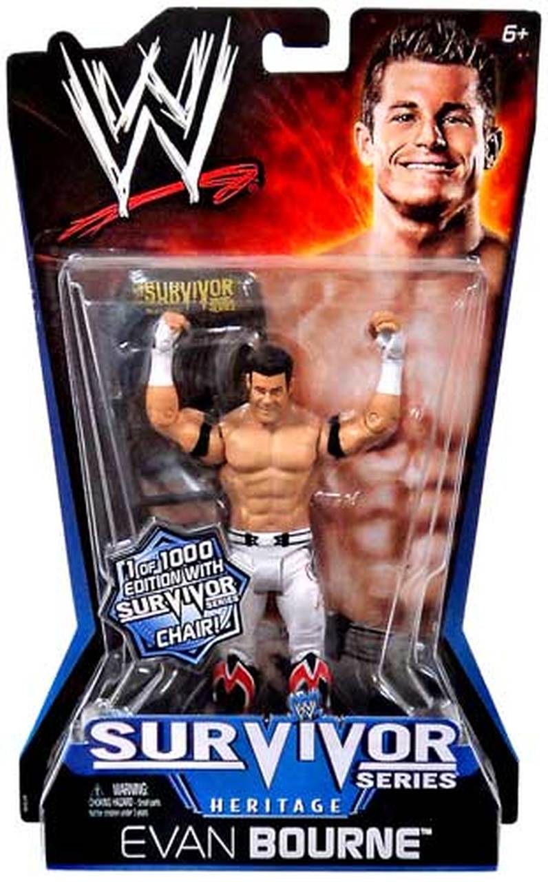 WWE Mattel Survivor Series Heritage 2 Evan Bourne [Chase] Action & Toy Figures PWcatalog